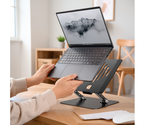 Silver Monkey Aluminiowa podstawka pod laptopa Ergo Fix - 1479558 - zdjęcie 7